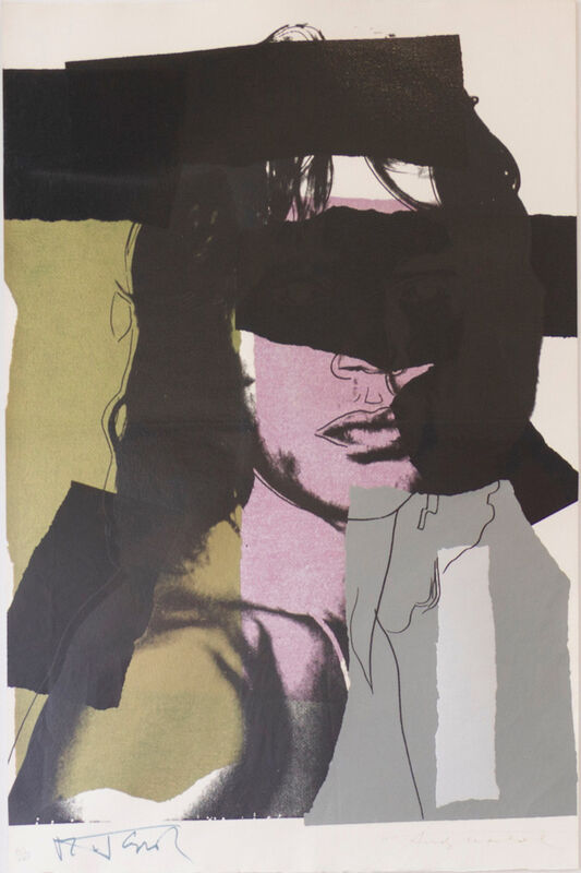 Andy Warhol, ‘Mick Jagger (FS II.145)’, 1975, Print, Screenprint on Arches Aquarelle (rough) Paper, Revolver Gallery