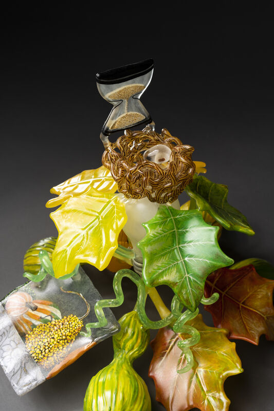 Ginny Ruffner, ‘The Origin Myth of the Gourds’ ’, 2018, Sculpture, Lampworked glass and mixed media, HABATAT