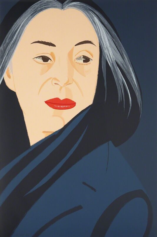 Alex Katz, ‘Black Scarf’, 1996, Print, Screenprint in colors, on Arches paper, the full sheet, Phillips