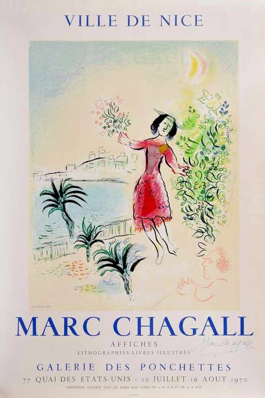 Marc Chagall, ‘Baie des Anges’, 1970, Print, Lithograph, Van der Vorst- Art