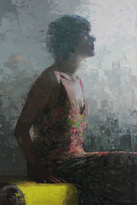 Mia Bergeron, ‘Ascending’, 2019, Painting, Oil on aluminum, Gallery 1261