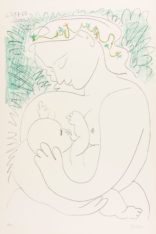 Pablo Picasso, ‘Grand Maternite’, 1963, Print, Lithograph printed in colours, Forum Auctions