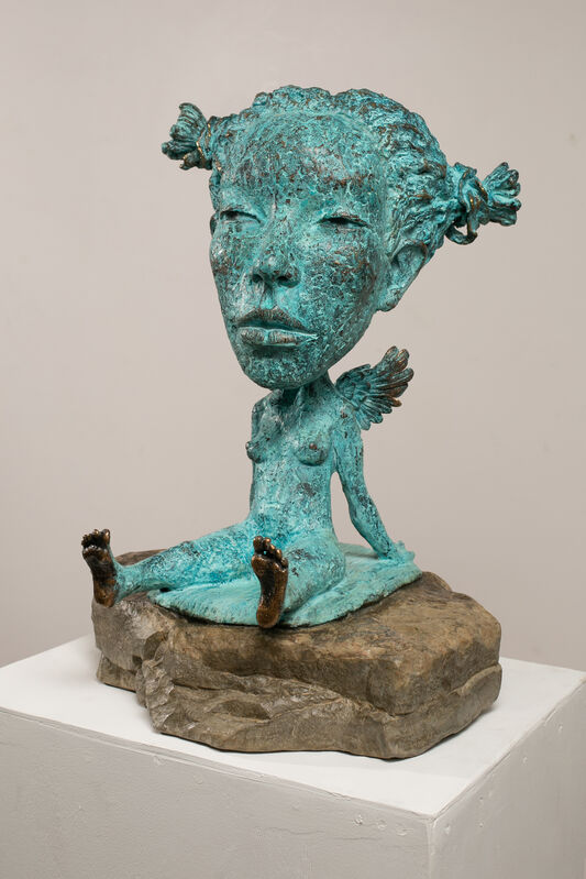 Alina Bachurina, ‘Gnossienne  3’, 2020, Sculpture, Bronze, stone, Triptych Art Gallery 