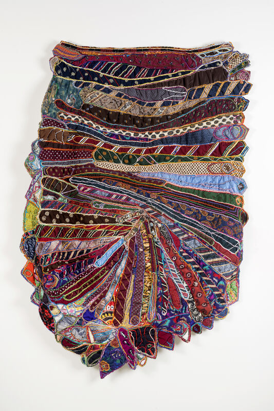 Elizabeth Talford Scott, ‘Tie Quilt #2’, 1991, Textile Arts, Fabric, thread, mixed media, Goya Contemporary/Goya-Girl Press