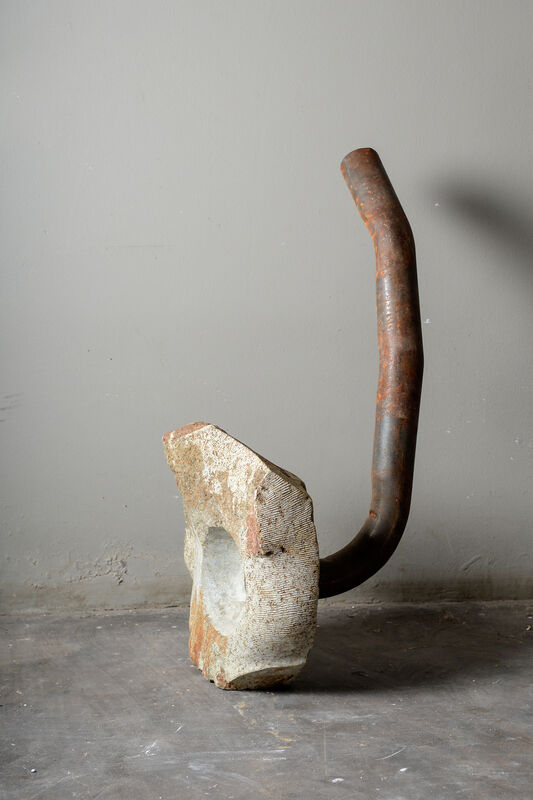 Ismael Shivute, ‘Harmony’, 2020, Sculpture, Soapstone and reclaimed metal, StArt Art (Windhoek)
