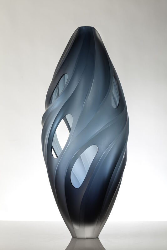 Zach Yuskanich, ‘Tall Blue’, 2019, Sculpture, Glass, Studio E Gallery