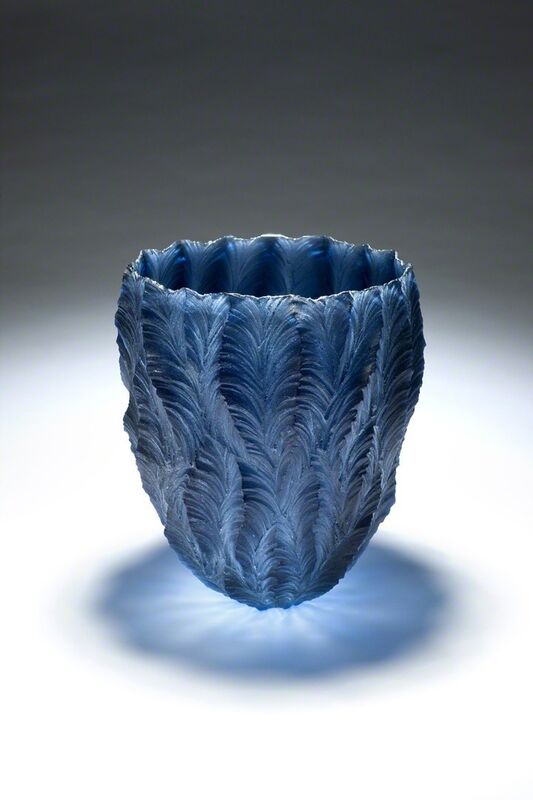 Joon-yong Kim, ‘Blue Waves Form’, 2018, Sculpture, Blown and coldworked glass, Gallery Sklo