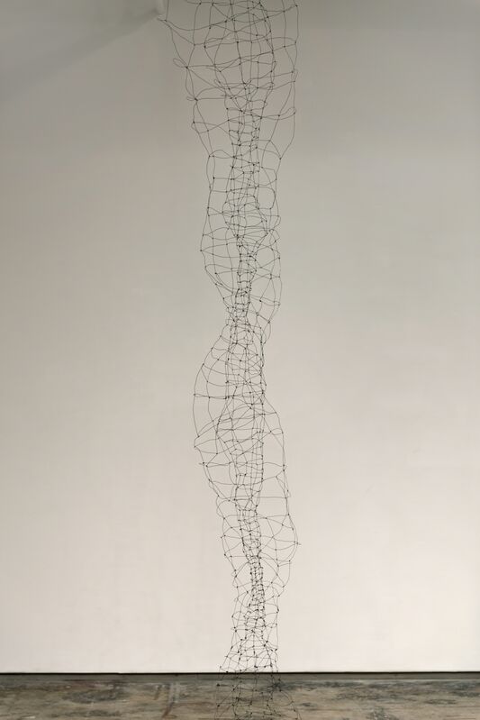 Julianne Swartz, ‘Void Weave (Through)’, 2017, Sculpture, Steel wire, Bienvenu Steinberg & Partner