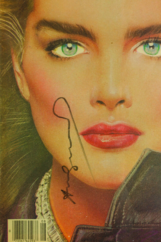 Andy Warhol, ‘Interview Magazine Signed by Andy Warhol "Brook Shields"’, 1984, Print, Rudolf Budja Gallery