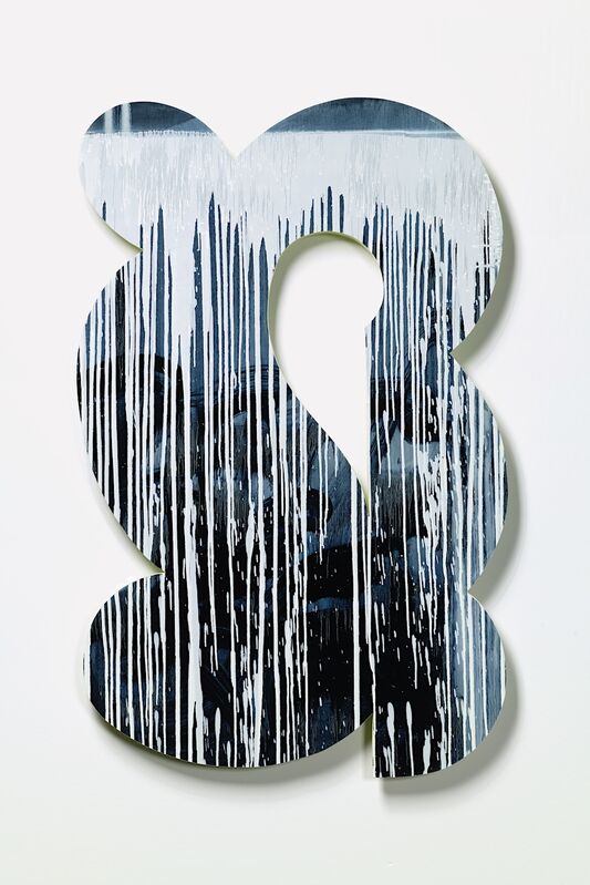 Betsy Cain, ‘saturation totem #3’, 2020, Painting, Oil on cutout panel, Laney Contemporary