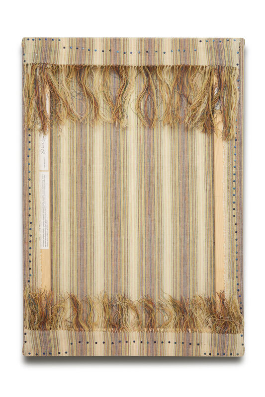 Hildur Bjarnadóttir, ‘intricate net of cohabitation’, 2018, Textile Arts, Wool, linen, plant dye, acrylic paint, woven, Hverfisgallerí