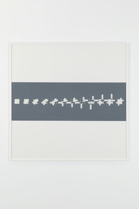 Gianni Colombo, ‘4 circles cross a square 12 times, 105/125’, 1961, Print, Silkscreen, Galerie Denise René
