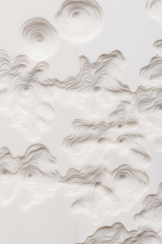 Noriko Ambe, ‘White and White’, 2018, Sculpture, Paper and synthetic paper, Lora Reynolds Gallery