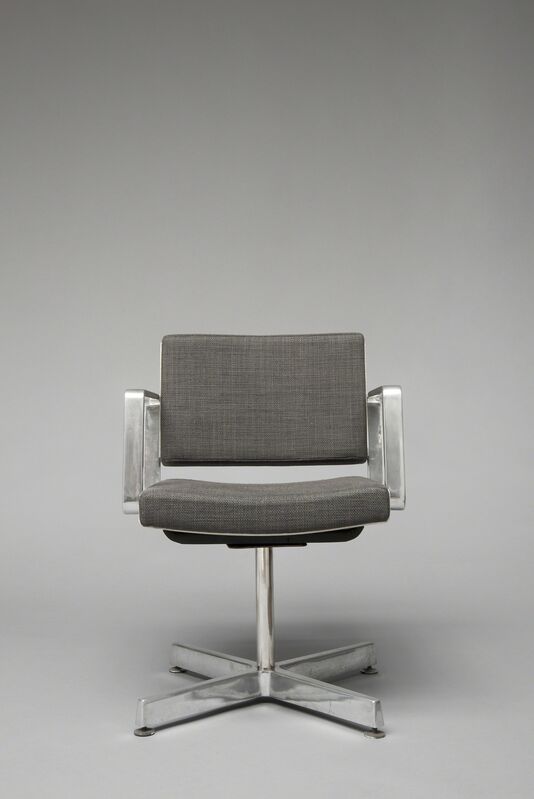 Alain Richard, ‘Desk chair AR 1603’, 1974, Design/Decorative Art, Lacquered reinforced polyesther, foam, fabric and  cast aluminium, Galerie Pascal Cuisinier