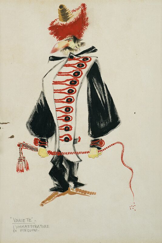 Enrico Prampolini, ‘Five Artworks: "salambò"; "varieté - L'Ammaestratore di Pinguini"; "Madame Butterfly"; "Gli idoli"; "il campiello"’, Il Ponte