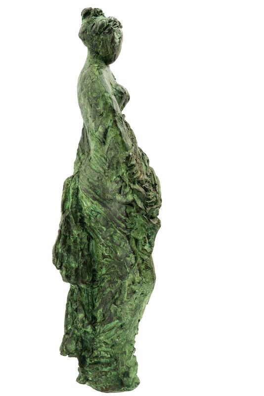 Salvatore Fiume, ‘Figura femminile’, Sculpture, Bronze sculpture with green patina, ArtRite