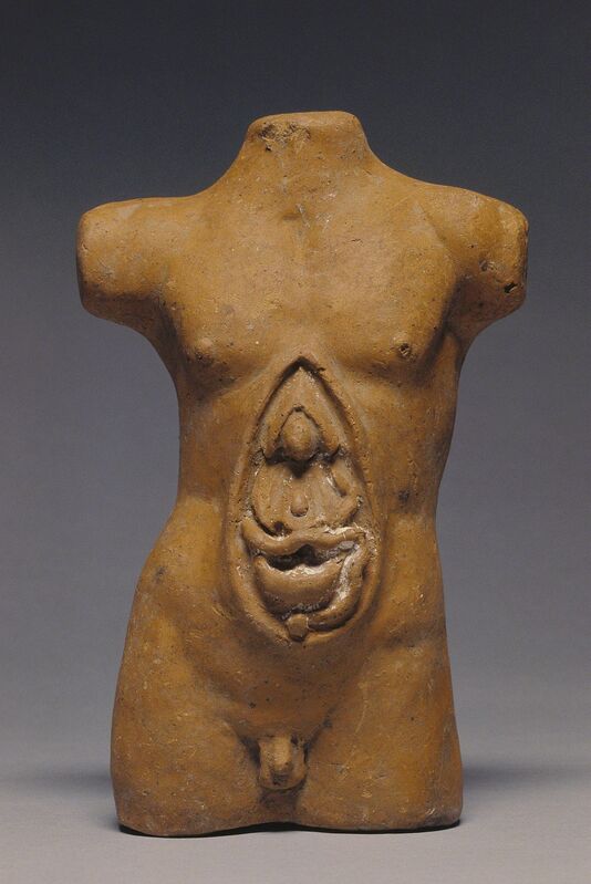 ‘Votive Statuette’,  4th century B.C., Terracotta, J. Paul Getty Museum