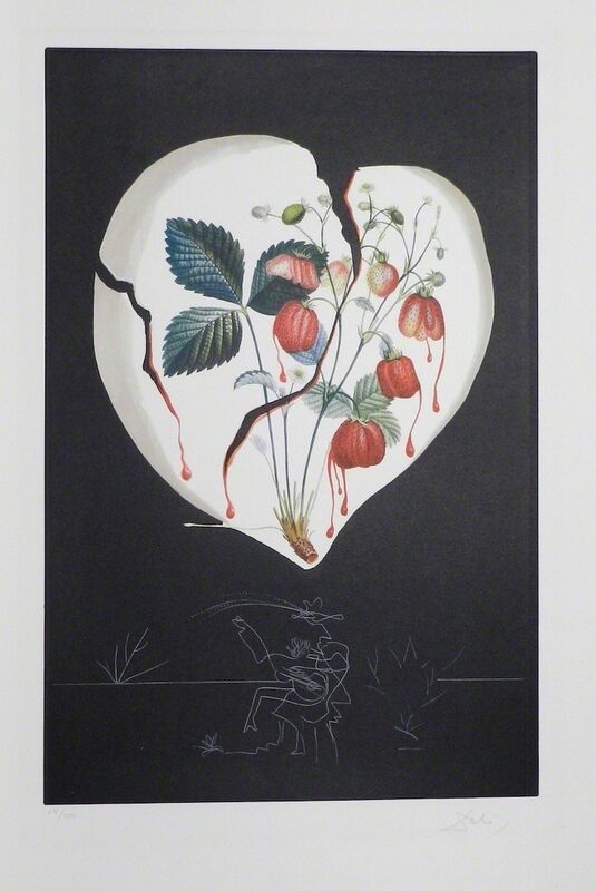 Salvador Dalí, ‘Fruits Strawberries’, 1970, Print, Etching, Fine Art Acquisitions Dali 