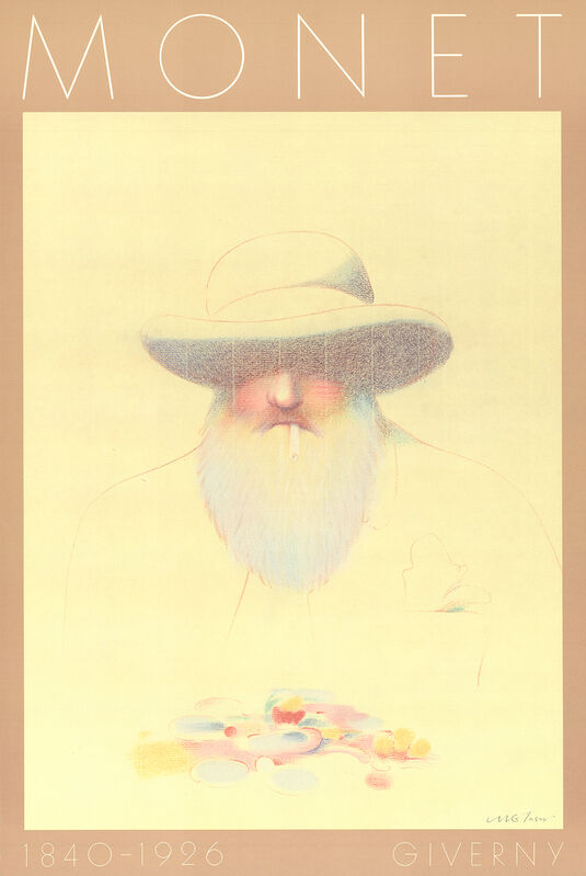 Milton Glaser, ‘Homage a Monet’, (Date unknown), Ephemera or Merchandise, Offset Lithograph, ArtWise
