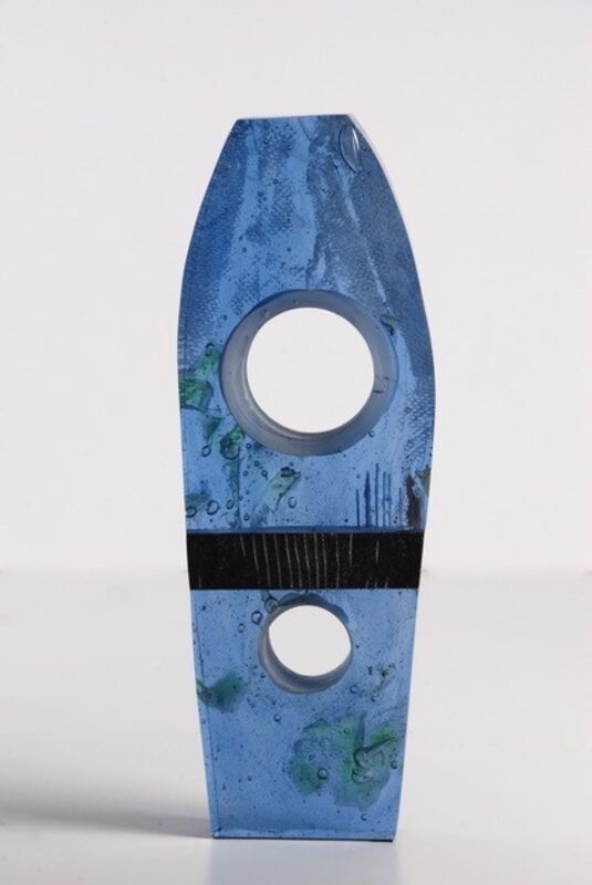 Matthew Fine, ‘Blue Ascent’, 2017, Sculpture, Cast Glass, Okay Spark