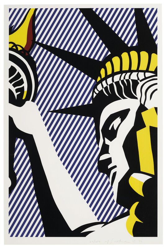 Roy Lichtenstein, ‘I Love Liberty’, 1982, Print, Screenprint in colors, on Arches 88 paper, Christie's