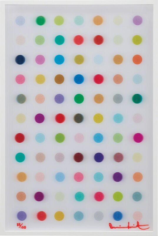 Damien Hirst, ‘Psilocybin’, 2013, Print, Lenticular panel comprising digital print in colours on PETG plastic., Phillips
