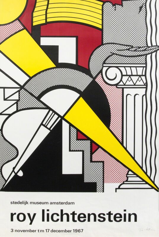 Roy Lichtenstein, ‘Stedelijk Museum Amsterdam’, 1967, Print, Offset lithograph on paper, Julien's Auctions