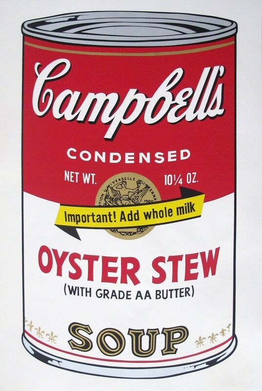 Andy Warhol, ‘Campbell's Soup Can II Oyster Stew’, 1969, Print, Silkscreen on paper, Corridor Contemporary