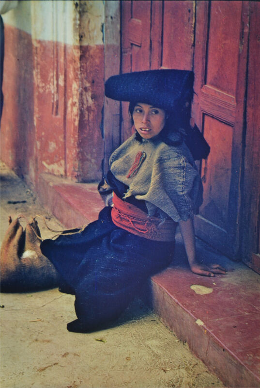 Ellen Auerbach & Eliot Porter, ‘San Cristobal de las Casas, Mexico’, 1956, Photography, Vintage dye-transfer print, Scheinbaum & Russek Ltd.