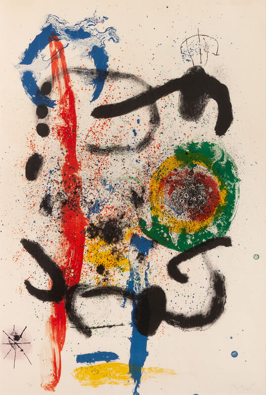 Joan Miró, ‘La Cascade’, 1964, Print, Color lithograph, Hindman