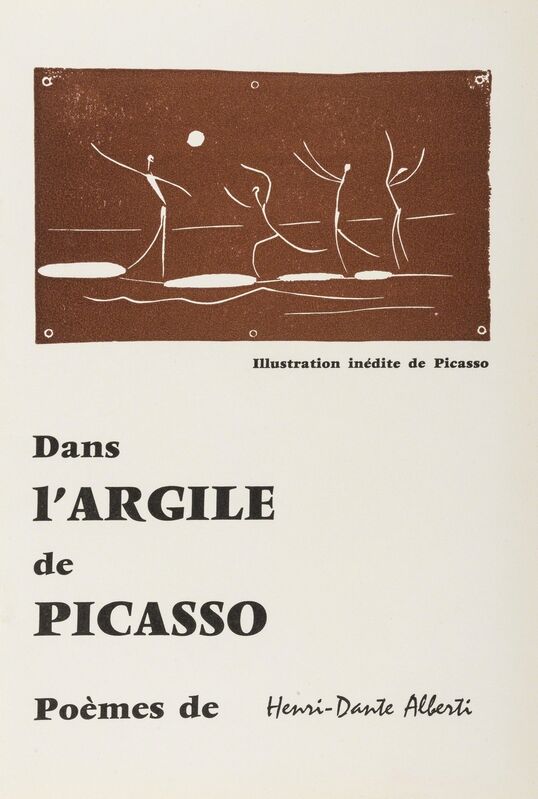 Pablo Picasso, ‘Jeu de ballon sur une plage (Baer 1046, Cramer 89)’, 1957, Print, Linocut printed in brown on Arches paper, Forum Auctions