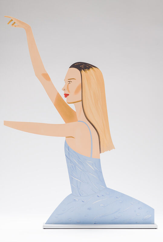 Alex Katz, ‘Dancer 2 (cutout)’, 2020, Print, Cutout from shaped powder-coated aluminum, printed the same on each side with UV-cured archival inks, clear coated and mounted to a 3/8 inch aluminum base, Artsy x Capsule Auctions
