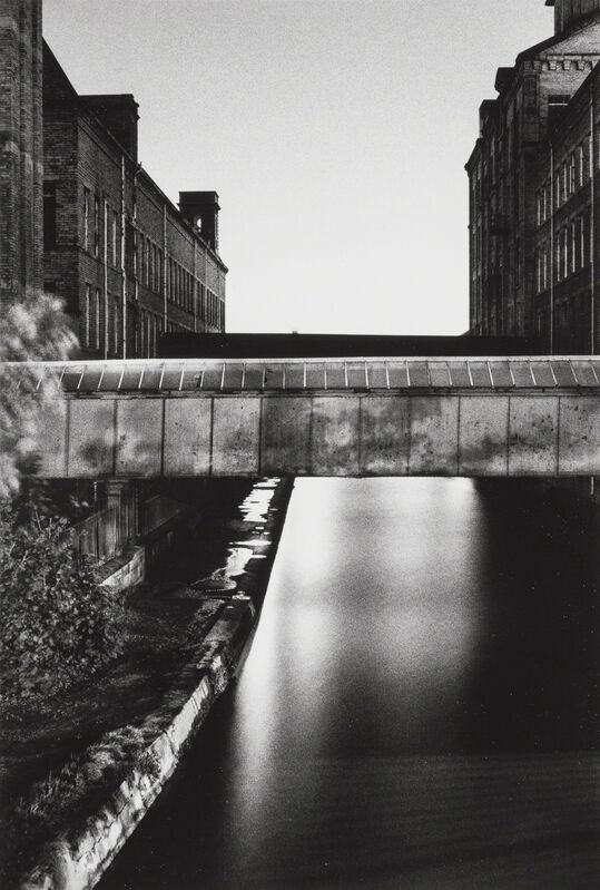 Michael Kenna, ‘Mill Bridge, Saltaire, Yorkshire, England’, 1983-1984, Photography, Sepia toned gelatin silver, Heritage Auctions