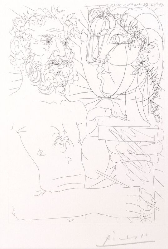 Pablo Picasso, ‘Vieux Sculpteur au Travail’, 1933, Print, 1933, Catherine Burns Fine Art