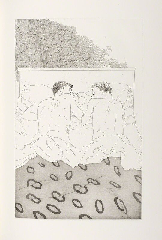 David Hockney, ‘Fourteen Poems From C. P. Cavafy (Scottish Arts Council 47-58)’, 1966, Print, Set of 12 etchings and aquatints, Doyle