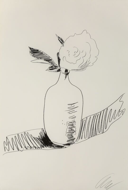Andy Warhol, ‘Untitled, from Flowers (Black and White)’, 1974, Print, Screenprint on wove paper, Heritage Auctions