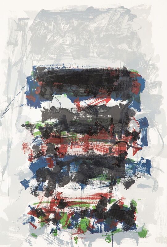 Joan Mitchell, ‘Champs (Fields) (from the Carnegie Hall Centennial Fine Art portfolio)’, 1990, Print, Lithograph in colors on paper, Heritage Auctions