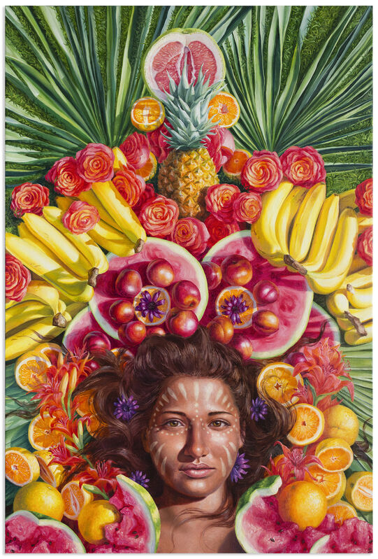 Alonsa Guevara, ‘Jeny's Crown’, 2021, Painting, Oil on canvas, Anna Zorina Gallery