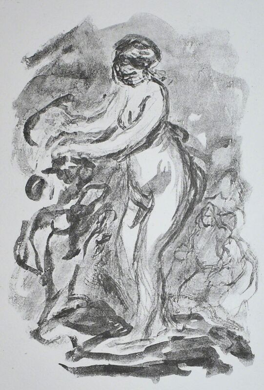 Pierre-Auguste Renoir, ‘Femme au Cep de Vigne (Woman by the Grape Vine), 1st variant’, 1919, Print, Lithograph, Georgetown Frame Shoppe