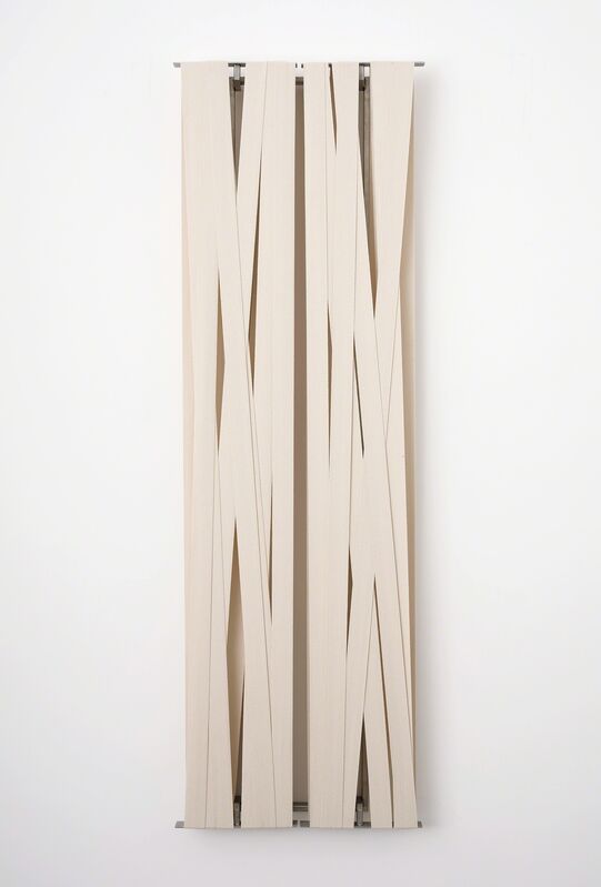 Paolo Cotani, ‘Tensioni’, 2009, Sculpture, Steel, cotton (white), Rolando Anselmi