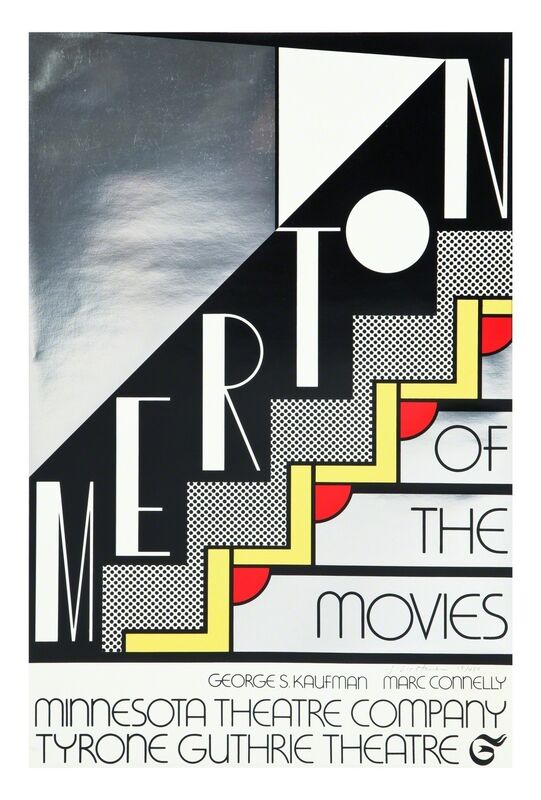 Roy Lichtenstein, ‘Merton of the Movies (Corlett 61)’, 1968, Print, Screenprint in colours on silver foil, Forum Auctions