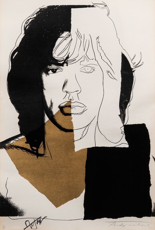 Andy Warhol, ‘Mick Jagger F&S II.146’, 1975 , Print, Screenprint on Arches Aquarelle (Rough) Paper, Fine Art Mia
