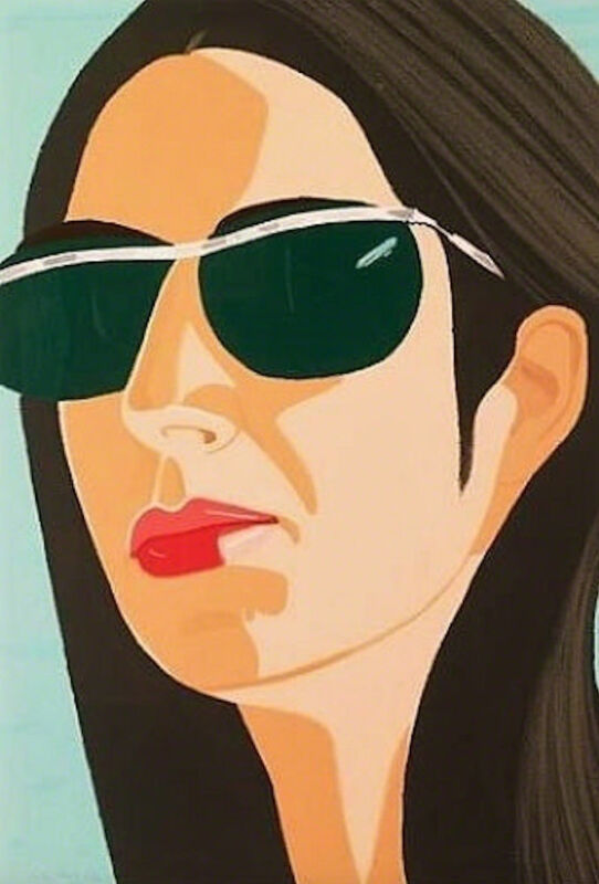 Alex Katz, ‘Ada with Sunglasses’, 1990, Painting, Silkscreen in twenty-nine colors, Oliver Cole Gallery