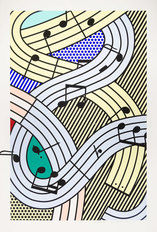 Roy Lichtenstein, ‘Composition III’, 1996, Print, Screenprint, Christopher-Clark Fine Art