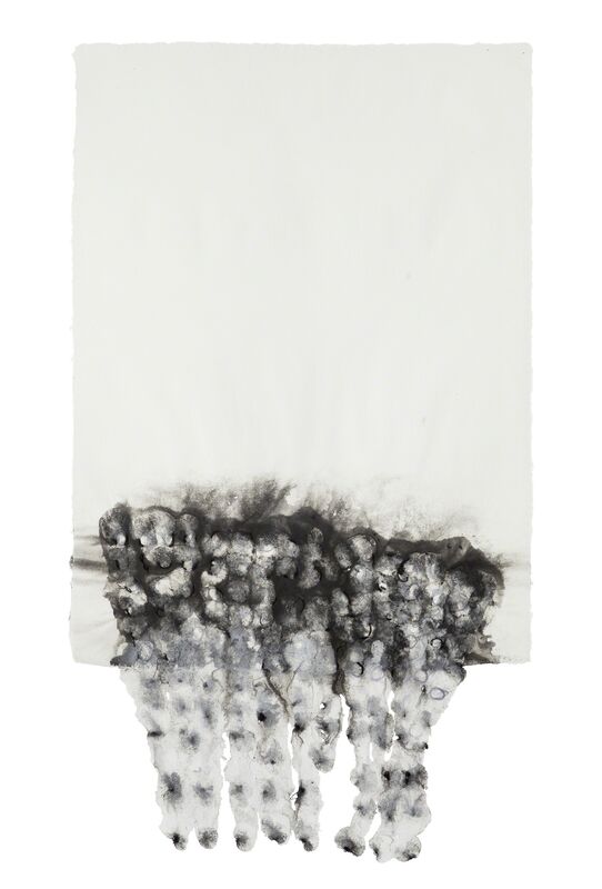 Ursula Von Rydingsvard, ‘Untitled’, 2009, Drawing, Collage or other Work on Paper, Thread, pigment, and linen handmade paper, Galerie Lelong & Co.