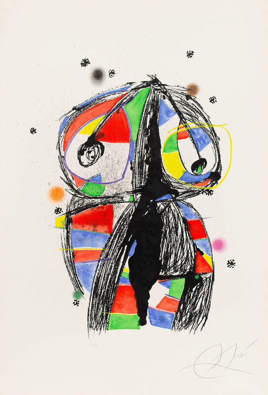 Joan Miró, ‘ Colombine with Black Ideas’, 1980, Print, Lithograph, Christopher-Clark Fine Art