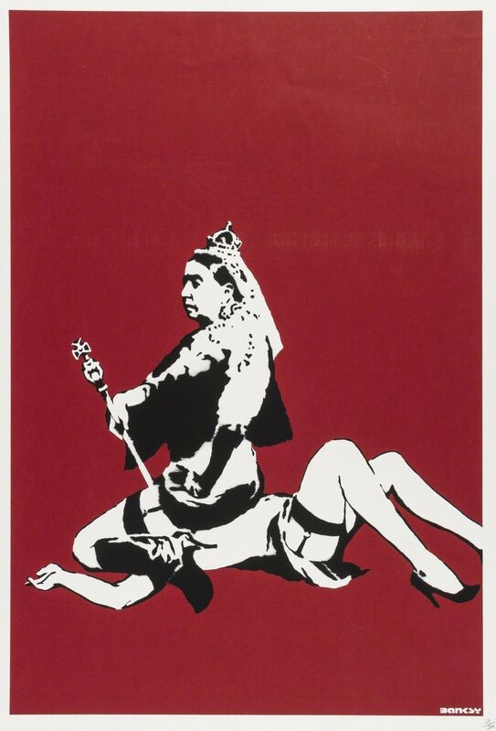 Banksy, ‘Queen Victoria’, 2003, Print, Screenprint in colours, Forum Auctions