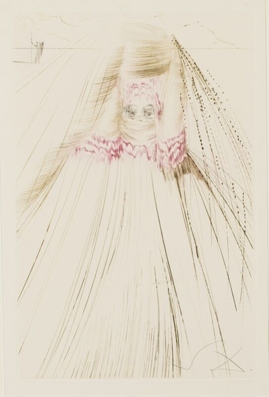 Salvador Dalí, ‘Tristan and Iseult : The Queen with Silk Tunic’, 1970, Print, Etching on paper, Samhart Gallery