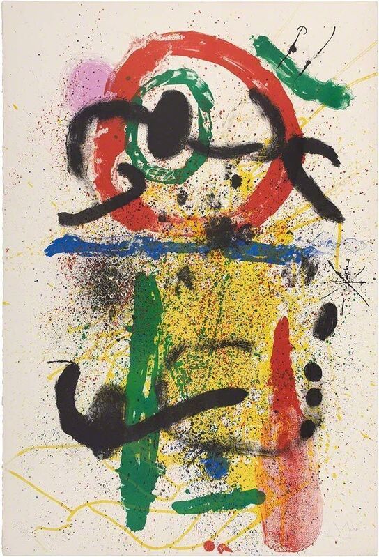 Joan Miró, ‘Pierrot Le Fou (M. 392)’, 1964, Print, Color lithograph, on Arches paper, Doyle
