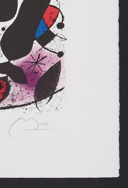 Joan Miró, ‘Joan Miro a lencre 1972’, 1972, Print, Original lithograph in colors on Arches wove paper, ModernPrints.co.uk